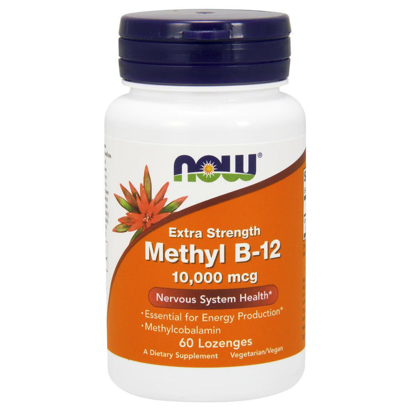 NOW Supplements Methyl B-12 10,000 mcg - 60 Loz.