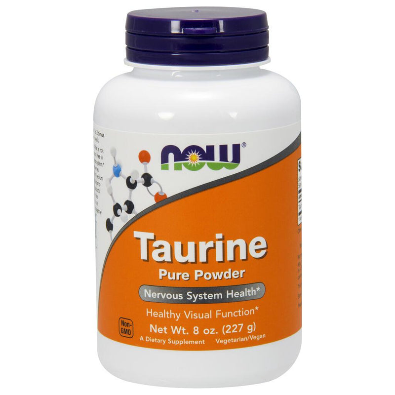 NOW Supplements Taurine Pure Powder – 8 oz.