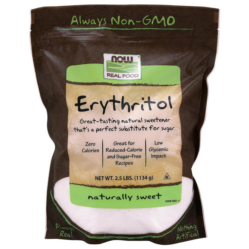 NOW Real Food Erythritol – 2.5 lb.