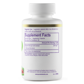 Bacopa | 60 Capsules | by Paradise Herbs
