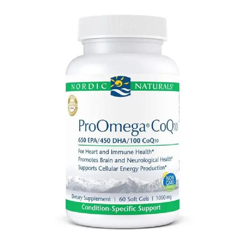 ProOmega CoQ10 | 650 EPA/450 DHA/100 CoQ10 | 60 Softgels