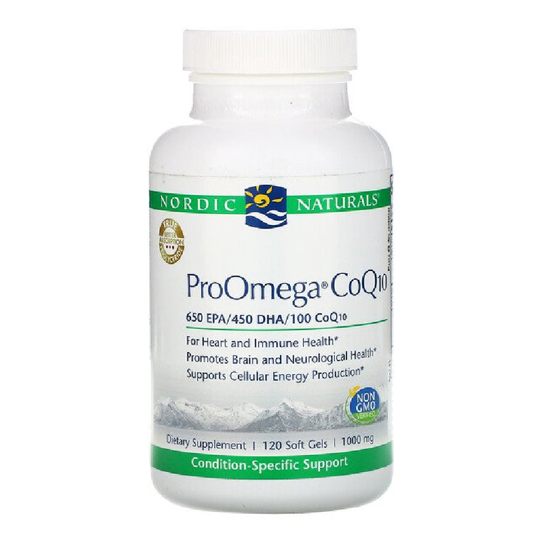 ProOmega CoQ10 | 650 EPA/450 DHA/100 CoQ10 | 120 Softgels