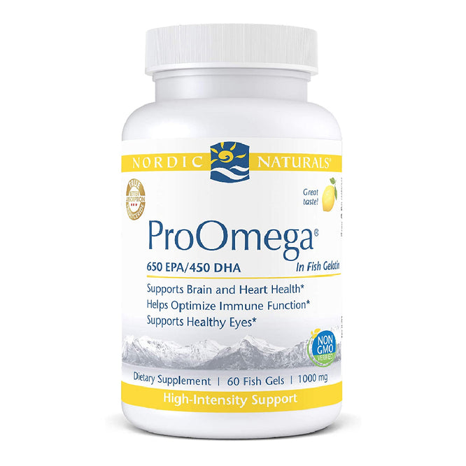 ProOmega in Fish Gelatin 650EPA/450 DHA | 60 Fish Gels