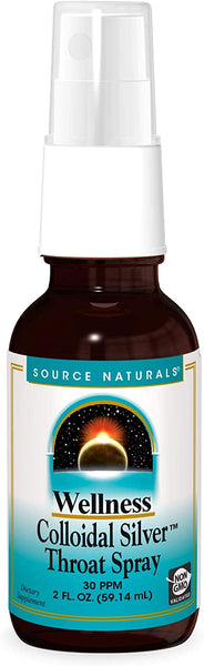 Source Naturals Ultra Colloidal Silver Spray 10 ppm for Wellness Support - 1 Fluid oz