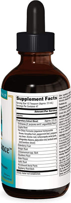 Wellness Herbal Resistance Liquid Formula with Echinacea, Coptis & Yin Chiao Immune Support - 4 Fluid oz by Source Naturals