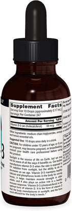 Vitamin D-3 Liquid Drops 2000 iu Supports Bone & Immune Health - 2 Fluid oz by Source Naturals