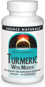 Turmeric with Meriva 500mg for Healthy Inflammatory Response - 30 Capsules by Source Naturals