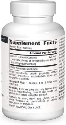 Turmeric with Meriva 500mg for Healthy Inflammatory Response - 60 Capsules