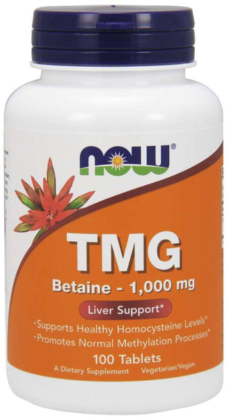 NOW Supplements TMG, 1,000mg - 100 Tablets