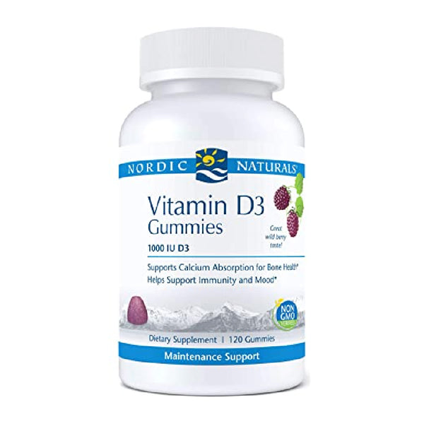 Vitamin D3 Gummies | 1000 IU D3 | 120 Gummies