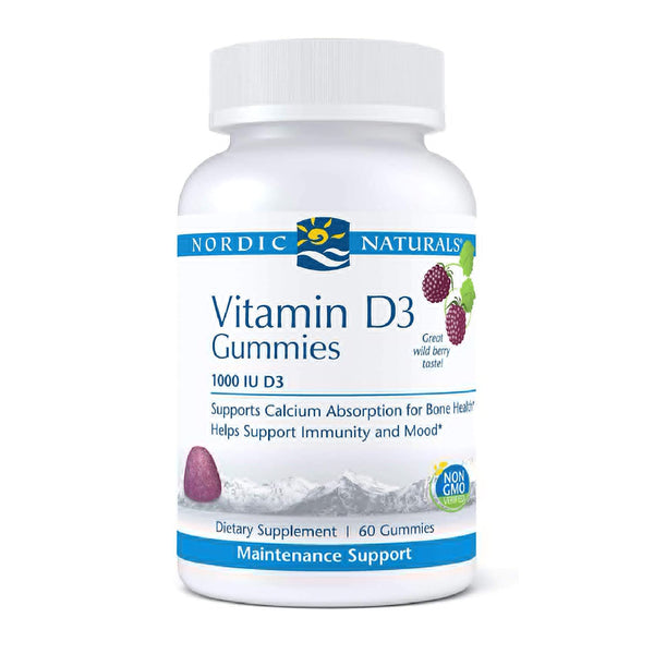 Vitamin D3 Gummies | 1000 IU D3 | 60 Gummies