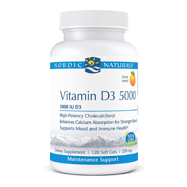 Vitamin D3 | 5000 IU | 120 Softgels