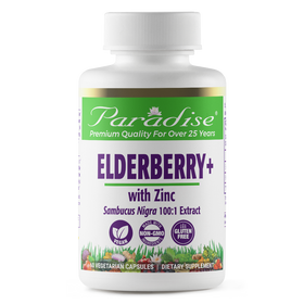 Elderberry with Zinc | 60 Capsules | by Paradise Herbs